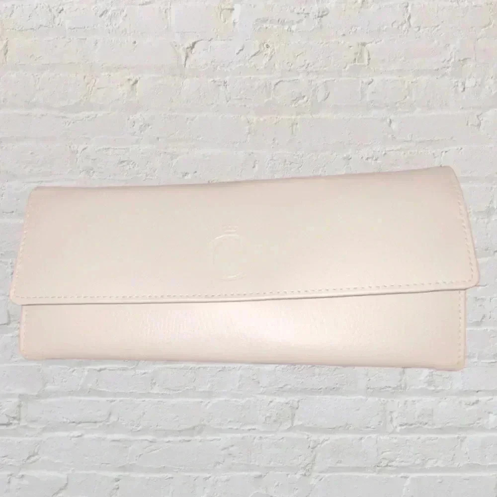 Pandora Blush Pink Leather Jewelry Travel Case